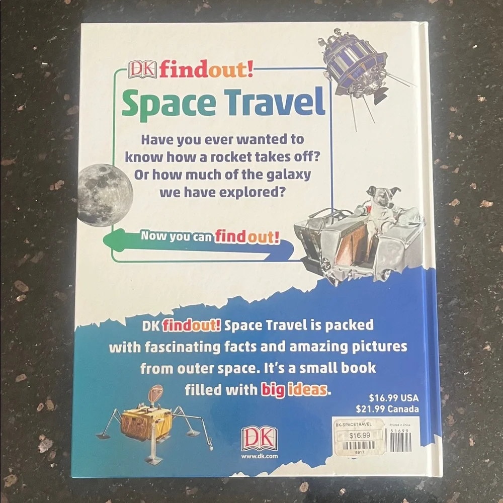 DK findout! Space Travel Book for Kids - Hard Cover